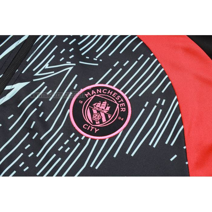 Tuta da Track de Felpa del Manchester City Bambino 2023-2024 Nero